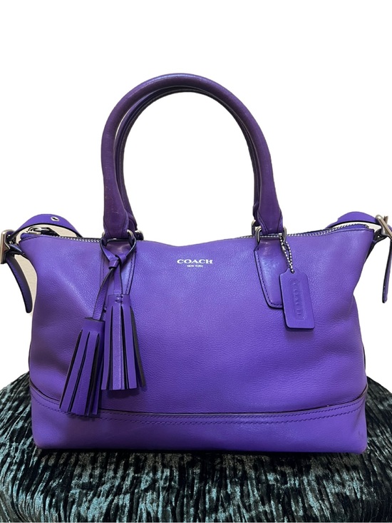 Coach Handbags - 🪻SOLD🪻 Coach Legacy Molly East West Purple Satchel